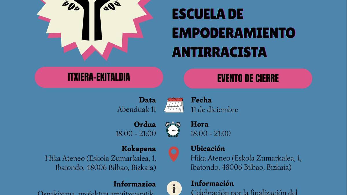 Arrazakeriaren aurkako ahalduntze-eskola Hika Ateneon