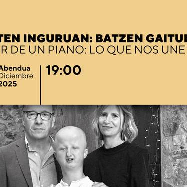 "Piano baten inguruan: batzen gaituena" kontzertua Bidebarrieta Kulturgunean