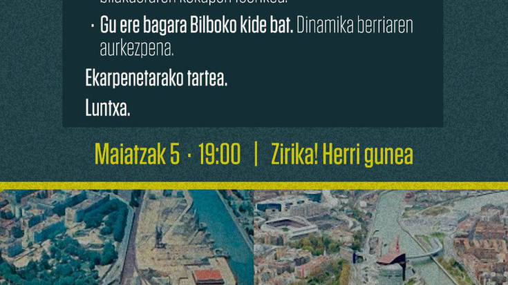 Gu ere bagara Bilbo!: Espazio publikoaren dinamika berriaren aurkezpena