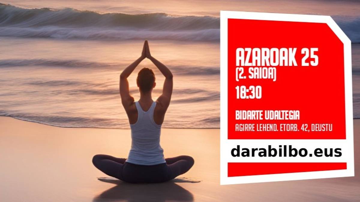 Yoga euskaraz Bidarte udaltegian