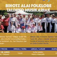 MUSIKAUZO 2025: BIHOTZ ALAI FOLKLORE TALDEKO MUSIKARIAK Deustun