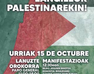 Biharko Lanuzte Orokorrak jarraipen handia izango duela aurreikusi dute sindikatuek