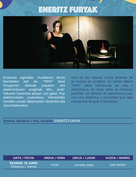 MUSIKAUZO 2025: ENERITZ FURYAK San Inazion
