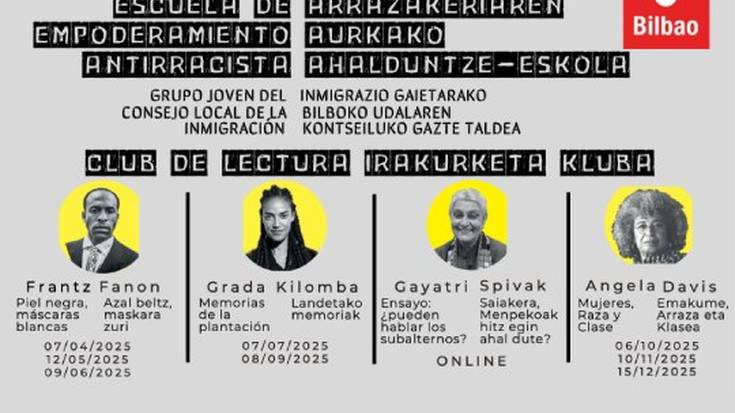 Arrazakeriaren aurkako alduntze-eskola: Irakurketa-kluba, "Memorias de plantación" Alondigako Mediatekan