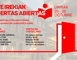 Ate irekiak: bisita gidatuak Foru Liburutegian