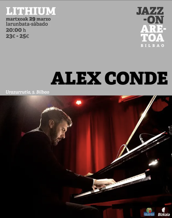 ALEX CONDE jazz kontzertua Jazzon Aretoan