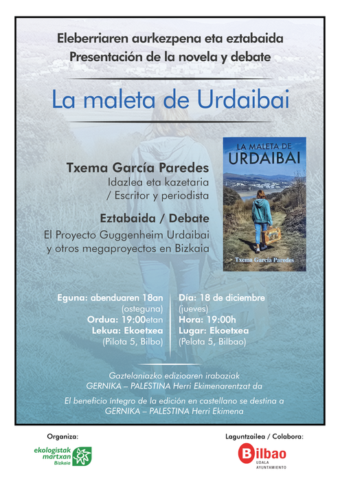 "La maleta de Urdaibai" liburuaren aurkezpena Ekoetxean