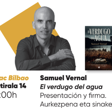 El verdugo del agua liburuaren aurkezpena eta sinaketa Fnacen