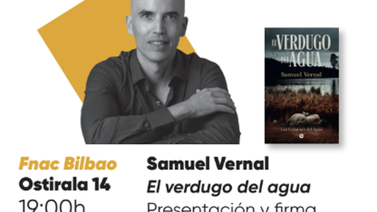 El verdugo del agua liburuaren aurkezpena eta sinaketa Fnacen