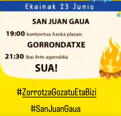 San Juan gaua Zorrotzan