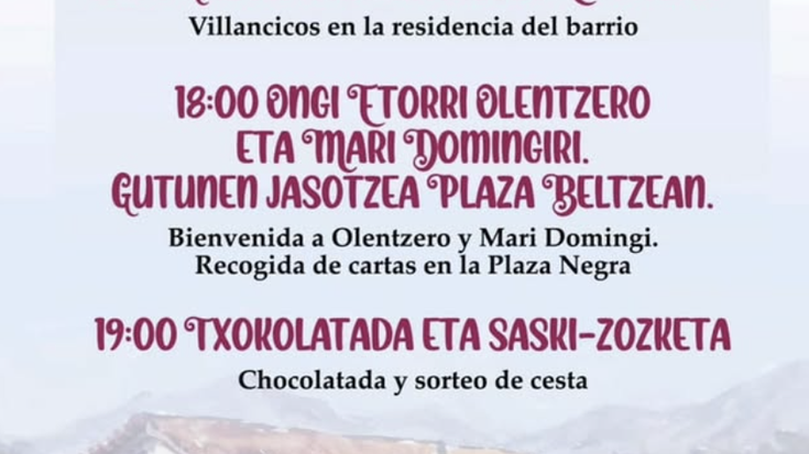 Olentzero eta Mari Domingi Mallonan!!