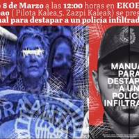 Autodefensa: Manual para destapar a un infiltrado aurkezpena Ekoetxean