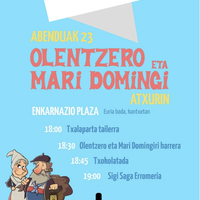 Olentzero eta Mari Domingi Atxurin 🎁🎉❄️