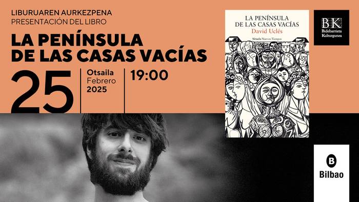 La península de las casas vacías liburuaren aurkezpena Bidebarrieta Kulturgunean