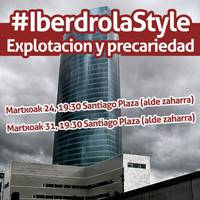Iberdrola eta Progedsa enpresen "esplotazioa eta prekaritatea" salatuko dituzte