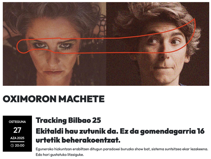 OXÍMORON MACHETE BBK Aretoan