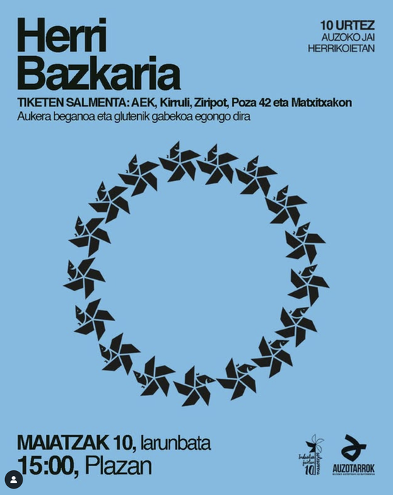 ❤️💚💛 INDAUTXUKO JAIAK 2025! 💜💙🖤 HERRI BAZKARIA