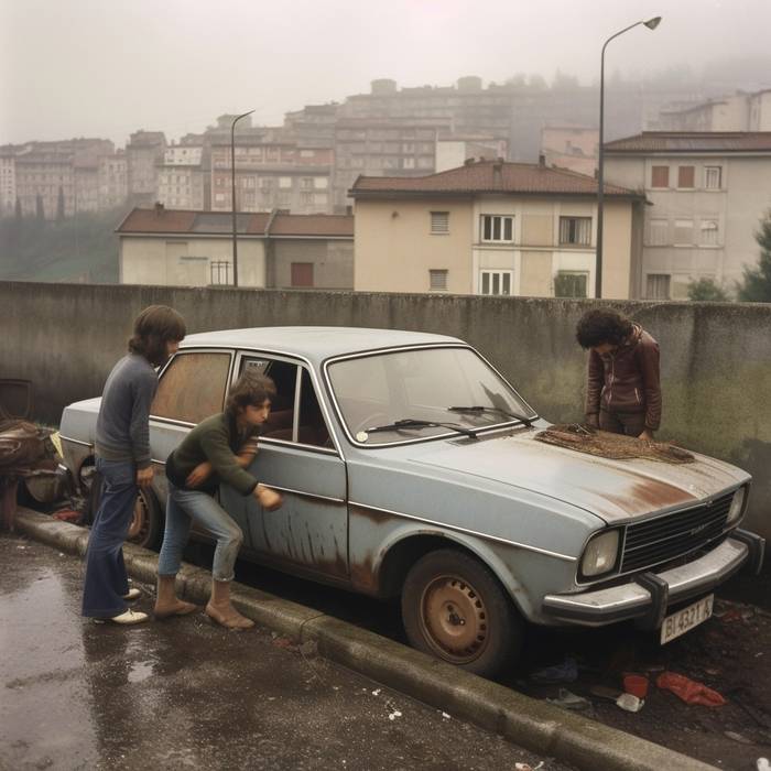 Gazteak eta autoa - ‘Make Bilbao Grey Again', Niko Vazquez