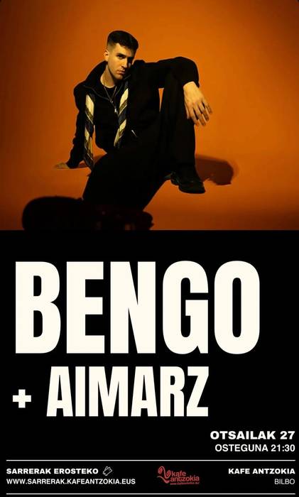 Bengo -“Belharra tour” + AimarZ Kafe Antzokian