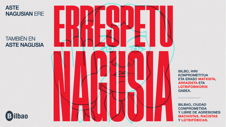 Erasoen aurkako “ERRESPETU NAGUSIA” kanpaina aktibatuko du Bilboko Udalak