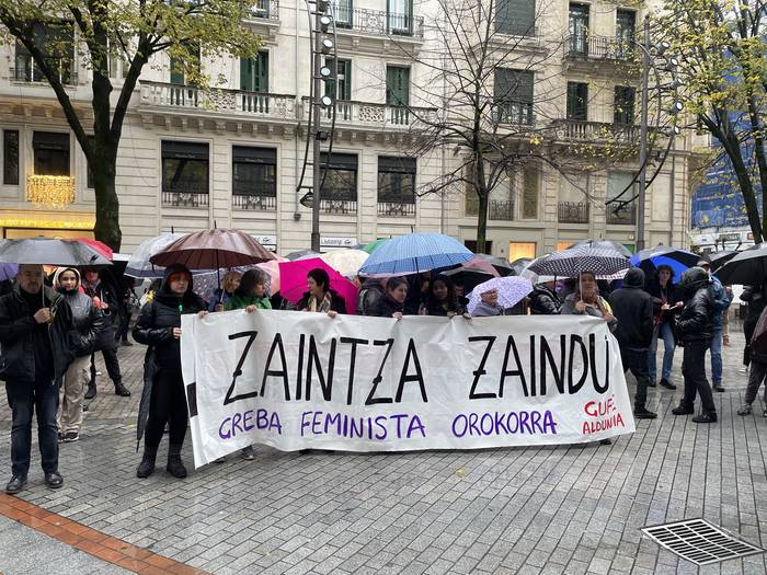 Bizkaiko Foru Aldundiko jauregiko agerraldia