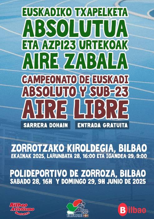 Euskadiko Txapelketa Absolutua eta Sub23 txapelketa Zorrotzako kiroldegian