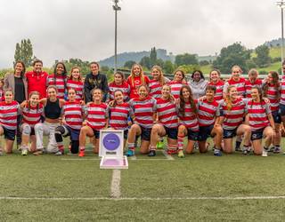 Universitario Bilbao Rugbyk historian mugarria finkatu du emakumezkoen taldearekin
