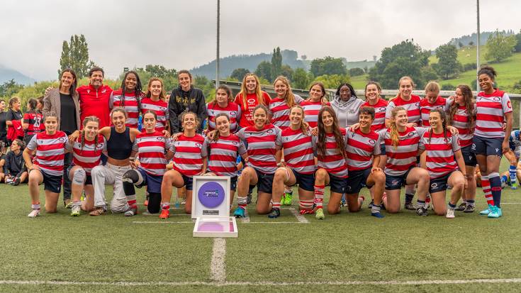 Universitario Bilbao Rugbyk historian mugarria finkatu du emakumezkoen taldearekin