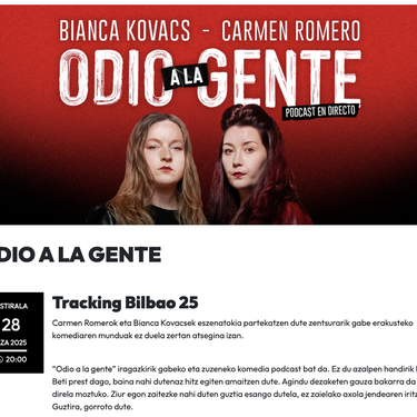 ODIO A LA GENTE BBK Aretoan