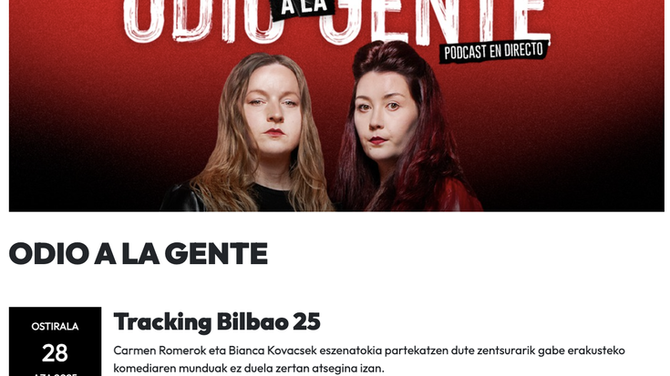 ODIO A LA GENTE BBK Aretoan