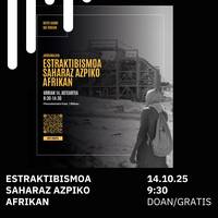 🗣️ESTRAKTIBISMOA SAHARAZ AZPIKO AFRIKAN Bilborocken