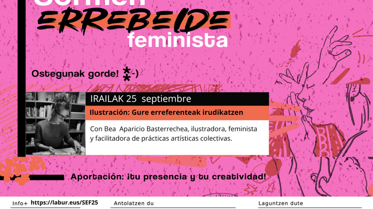 Sormen Errebelde Feminista: Gure erreferenteak irudikatzen