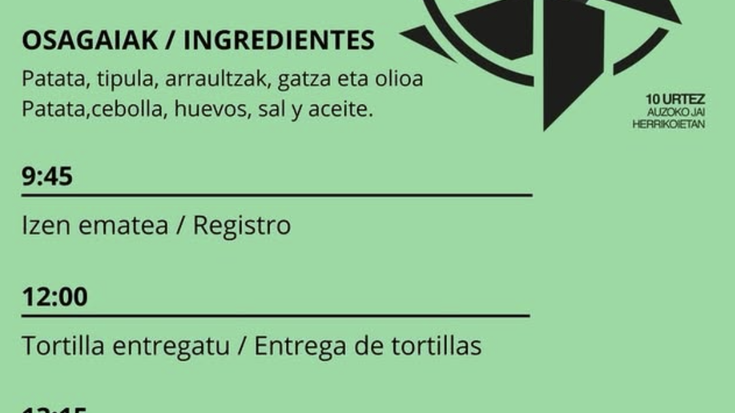 ❤️💚💛 INDAUTXUKO JAIAK 2025! 💜💙🖤 GASTRONOMIKOA