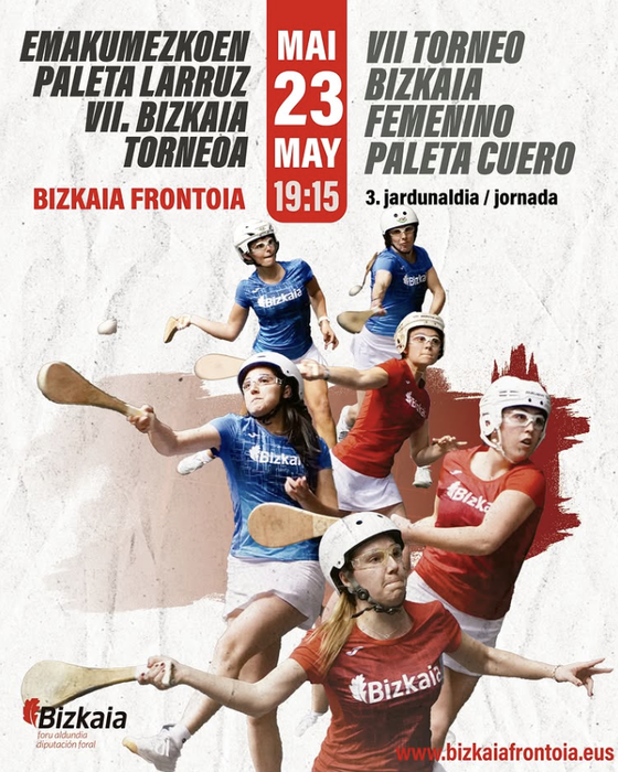 🏅 Emakumezkoen Paleta Larruz VII. Bizkaia Torneoa Bizkaia Frontoian